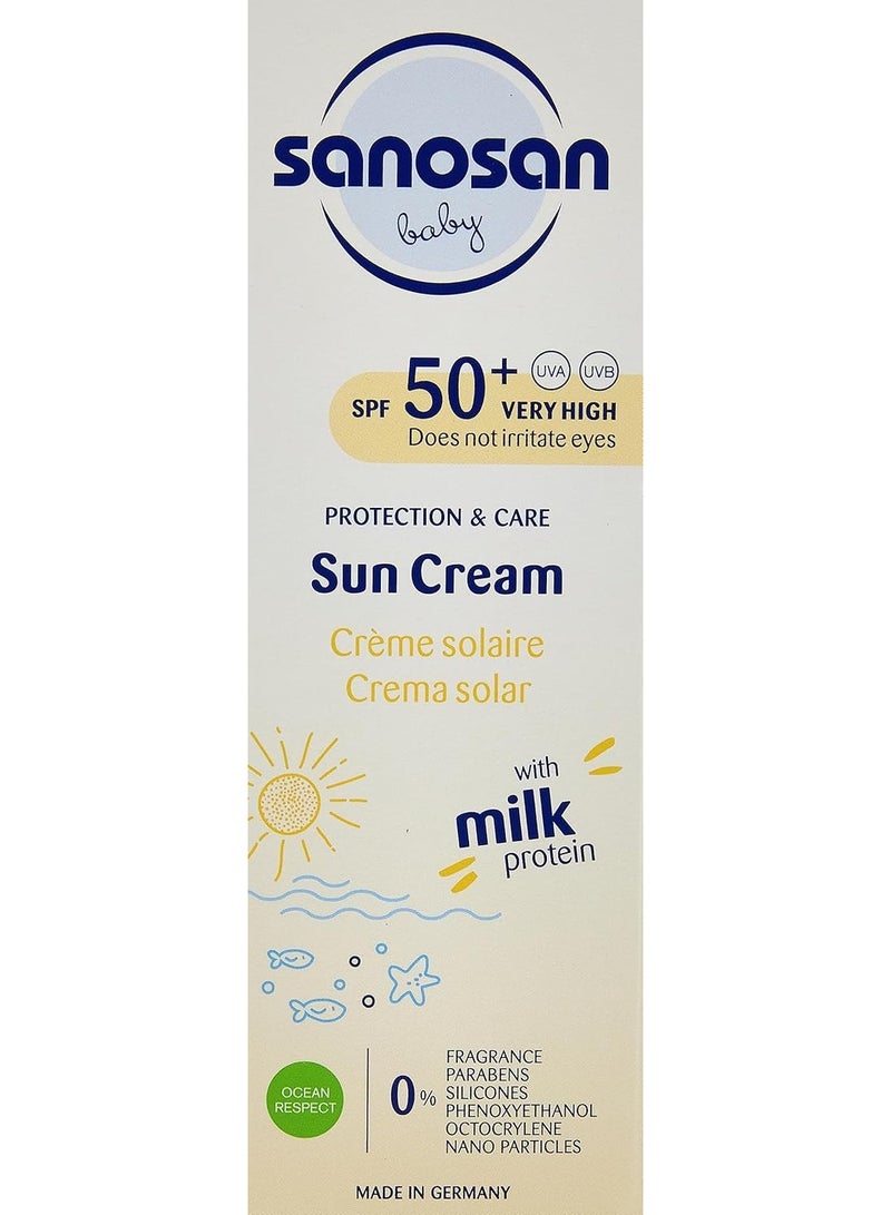 sanosan Baby Spf50 Plus Sun Cream With Milk Protein 75 ML - Image 3